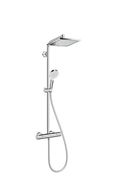 Душевая система с термостатом Hansgrohe Crometta Е 240 1jet Showerpipe 27271000 27271000 - фото 101558