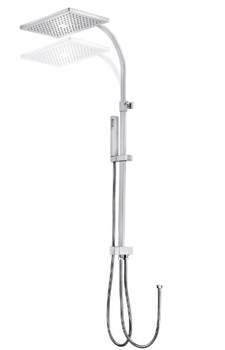Душевая система без смесителя Teka Universe Cuadro Pro 790027400 хром 790027400 - фото 101895