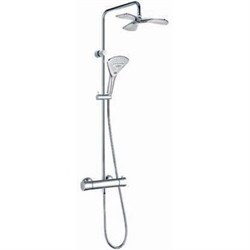 Душевая система с термостатом KLUDI Fizz 6709605-00 хром/белый 6709605-00 - фото 102982