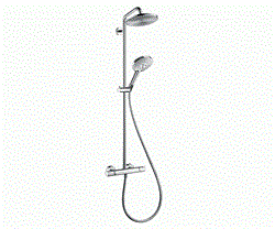 Душевая система с термостатом Hansgrohe Raindance 27115000 хром 27115000 - фото 104025