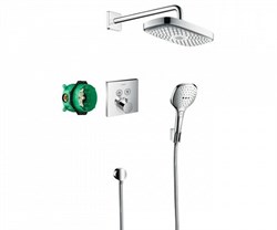 Душевая система скрытого монтажа с термостатом Hansgrohe Raindance Select E 27296000 хром HG27296000 - фото 104108