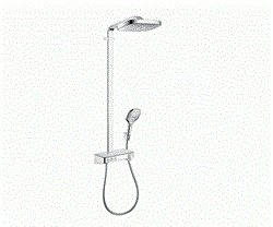 Душевая система с термостатом Hansgrohe Raindance Select 27127000 хром 27127000 - фото 104219