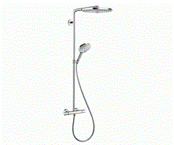 Душевая система с термостатом Hansgrohe Raindance Select 27133400 хром 27133400 - фото 104222