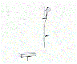 Душевая система с термостатом Hansgrohe Raindance Select 27038000 хром 27038000 - фото 104324