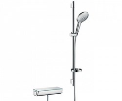 Душевая система с термостатом Hansgrohe Raindance 27037400 хром/белый 27037400 - фото 104372