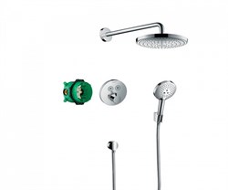 Душевая система скрытого монтажа с термостатом Hansgrohe Raindance Select S 27297000 хром 27297000 - фото 104426