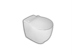 Унитаз приставной безободковый HATRIA LE FIABE Y1E701+YXWW01 с крышкой микролифт Италия Y1E701+YXWW01 - фото 105634