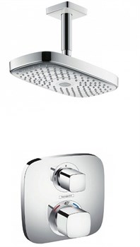 Душевая система скрытого монтажа с термостатом Hansgrohe Ecostat E 15707 +273844 хром 15707 +273844 - фото 106813
