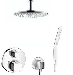 Душевая система скрытого монтажа с термостатом Hansgrohe Metris 31573+27337 хром 31573+27337 - фото 106994