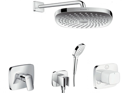 Душевая система скрытого монтажа Hansgrohe Logis 71605+ 26524 хром 71605+ 26524 - фото 107070