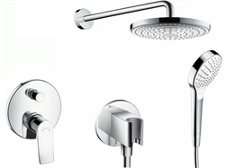 Душевая система скрытого монтажа Hansgrohe Metris 31493 + 26466 хром 14393 - фото 107173