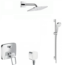Душевая система скрытого монтажа Hansgrohe Logis loop 71264+26468 хром 14397 - фото 107274