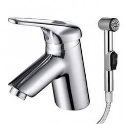 Смеситель для раковины с гигиеническим душем KAISER Douglas 12088 хром 14489 - фото 107922