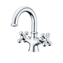 Смеситель для раковины KAISER Carlson Lux 11211 хром 14692 - фото 109021