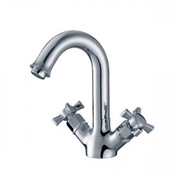 Смеситель для раковины KAISER Cross 41011 хром 14701 - фото 109064