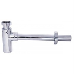Сифон для раковины KAISER 958L Chrome  без выпуска Хром 14793 - фото 109536