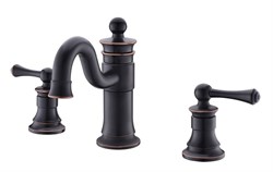 Timo Adelia смеситель 6021/04 F black antique (раковина) врезной 3-х секционный 16152 - фото 113609