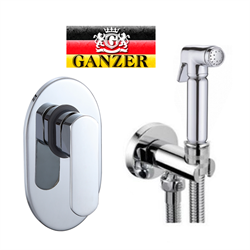Гигиенический душ скрытого монтажа GANZER LEON GZ 5101 хром 16410 - фото 114152