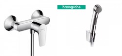 Гигиенический душ с настенным смесителем Hansgrohe Talis E 71760000 хром 17019 - фото 115856