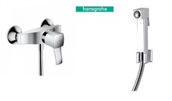 Гигиенический душ с настенным смесителем Hansgrohe Metropol Hansgrohe 31360090  17028 - фото 115905