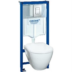 Комплект унитаз с инсталляцией GROHE Rapid SL SOLIDO 39186000 17176 - фото 116675