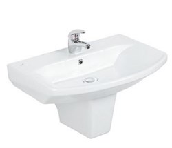Раковина подвесная с полупьедесталом Creavit Sorti SR060+SR260 на 60 см 17556 - фото 119425