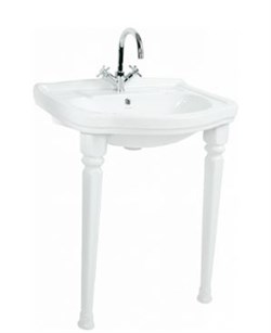 Раковина подвесная с консолью Creavit Klasik KL065+KL270 на 65 см 17574 - фото 119541