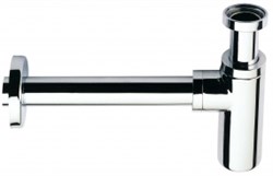 Сифон под раковину Remer RR 958 L 11/4 30 см хром 19514 - фото 127640
