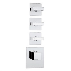 Термостатический смеситель Bossini HIGHFLOW Z033205.030 хром на 3 потребителя 19606 - фото 128261