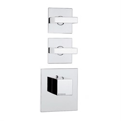 Термостатический смеситель Bossini HIGHFLOW Z033203.030 хром на 2 потребителя 19608 - фото 128271