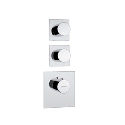 Термостатический смеситель Bossini HIGHFLOW Z031203.030 хром на 2 потребителя 19613 - фото 128298