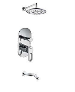Душевая система скрытого монтажа Wasserkraft Kammel А01841 хром 19691 - фото 128978