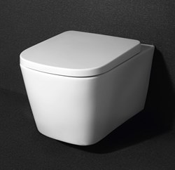 Безободковый подвесной унитаз BELBAGNO ALBANO BB120CHR+BB120SC с крышкой микролифт 20565 - фото 135205