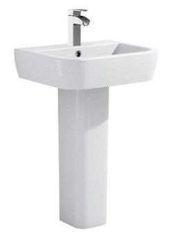 Раковина подвесная с пьедесталом BELBAGNO ALPINA BB10100L+BB10100P на 56 см 20582 - фото 135309