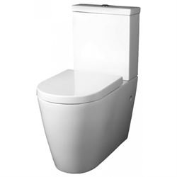 Безободковый унитаз-компакт BELBAGNO MARINO BB105CPR+BB105T+BB105SC с крышкой микролифт 20638 - фото 135751