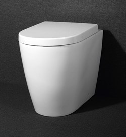 Приставной унитаз BELBAGNO MARINO BB105CB+BB105SC с крышкой микролифт 20640 - фото 135757