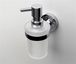 Дозатор для жидкого мыла стеклянный, 170 ml WasserKraft Isen К-4099 20765 - фото 136642