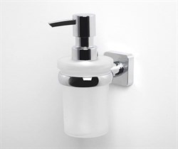 Дозатор для жидкого мыла стеклянный, 150 ml WasserKraft Lippe К-6599 20778 - фото 136720