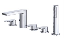 Смеситель на борт ванны BELBAGNO TERRA TER-VI5-CRM 22443 - фото 145138