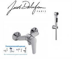 Гигиенический душ с настенным смесителем Jacob Delafon July E16029497258-CP хром 23000 - фото 148531
