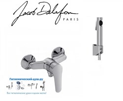Гигиенический душ с настенным смесителем Jacob Delafon July E16029490100-CP хром 23001 - фото 148539
