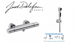 Гигиенический душ с настенным смесителем Jacob Delafon Talan E10108RU97258-CP хром 23019 - фото 148693