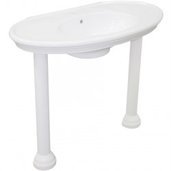 Раковина подвесная с консолью Laguraty 1084B 23205 - фото 150019