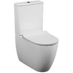 Унитаз напольный безободковый VITRA  Sento 9830B003-7203 с крышкой микролифт 23680 - фото 153509