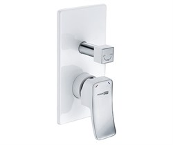 Смеситель для ванны и душа скрытого монтажа Wasserkraft Aller 10641WHITE 24043 - фото 155421