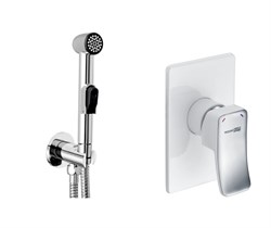 Гигиенический душ скрытого монтажа WasserKRAFT Aller A010657WHITE хром 24056 - фото 155499