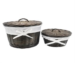 Плетеная корзина с крышкой WasserKraft Donau WB-530-L 24149 - фото 156039