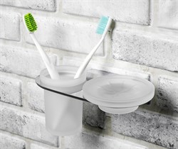Держатель стакана и мыльницы Wasserkraft Kammel К-8326 24171 - фото 156144