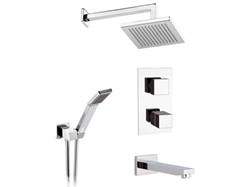Душевая система с термостатом Remer QUBIKA THERMO QT937S03 24436 - фото 157941