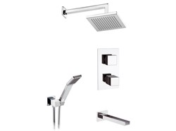 Душевая система с термостатом Remer QUBIKA CASCATA QTC937S03 24441 - фото 157967